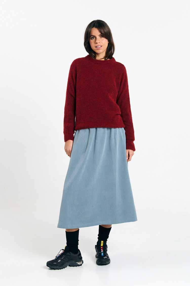 Suite13Lab Babol Jumper Brick Damen Sweater Strickpullover rotbraun
